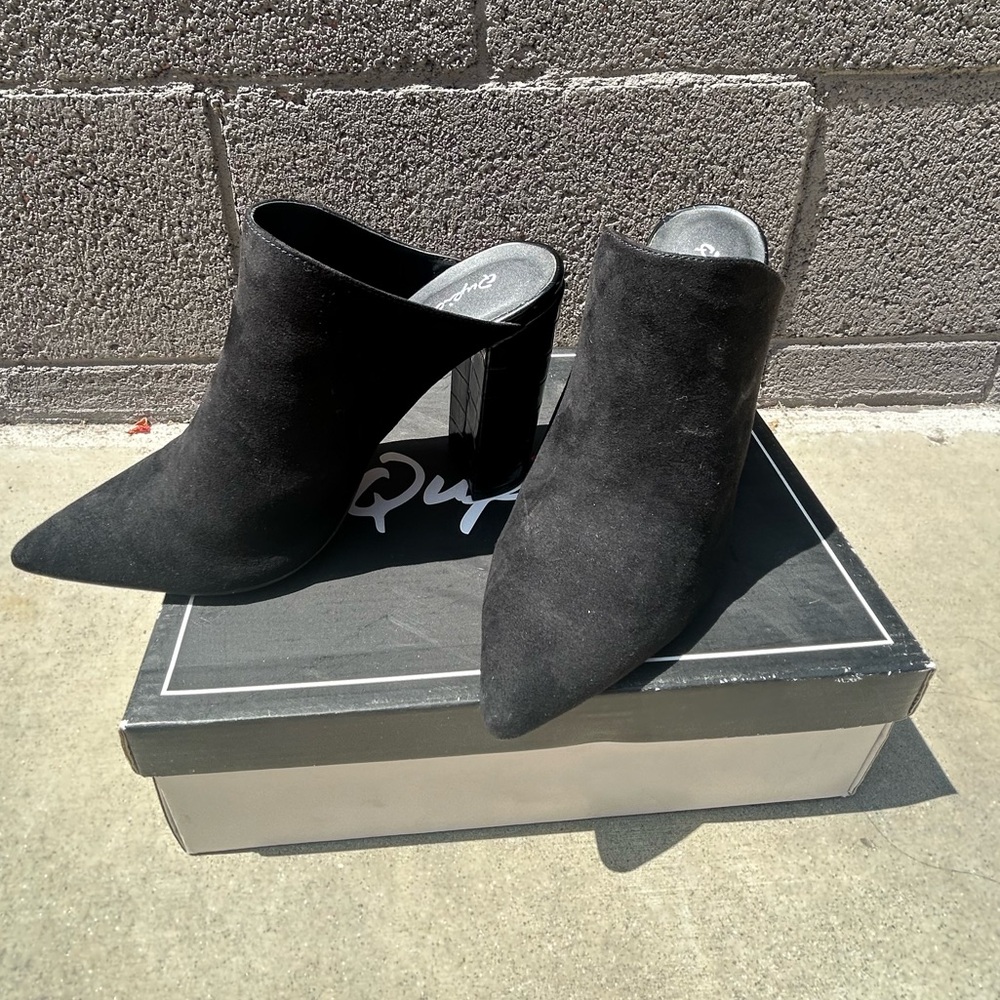 Qupid Pointed Mules